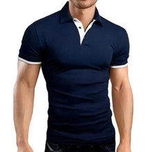 Load image into Gallery viewer, New Polo Shirt Men Summer Cool Men's Shirts Sleeve Polo Business Clothes Luxury Men Tee Shirt Polos women's short sleeves Summer Men's T-shirt Short Sleeved Lapel Casual T-shirt for Male Half Sleeve Tops