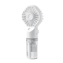 Load image into Gallery viewer, New Portable Handheld Fan USB Rechargeable Turbo Water-Cooled Spray Mini Fan 4 Gear Speed Air-conditioning Mute Fans Outdoor Handheld Misting Fan Rechargeable Mini Personal Fan Battery Operated for Travel