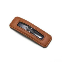 Load image into Gallery viewer, New Red PU Leather Hair Tie Autumn Large Girls Winter Comfortable Ponytail Hair Bands Strong Elastic Grip Women Hair Accessories