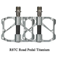 Load image into Gallery viewer, New Road Bike Pedal Non-Slip Ultra-Light Aluminum 3 Ball Bearing Cycling Pedals Mountain Bike Pedals Pedals Aluminum Bicycle Flat Platform Pedals Lightweight Non-Slip Sealed Bearing For Road Mountain