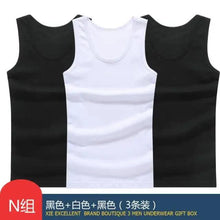 Load image into Gallery viewer, New Sale 100% Soft Cotton Mens Modern Sleeveless Tank Top Solid Muscle Vest Athletic Undershirts O-neck Gym Clothing Tees Tops Unique Soft Comfortable Summer Tops For Men Soft Cotton Sleeveless Tops for Men Classic Tank Tops