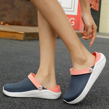 Load image into Gallery viewer, New Sandals Mens Hole Shoes Women Sandals Clogs Unisex Garden Shoes Gray Water Shoes Lightweight Sandals Slip On Summer Beach Pool Shower Shoes