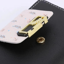 Load image into Gallery viewer, New Short PU Leather Clutch Bags Card Holder Wallet And Small Coin Purse for Women And Girls