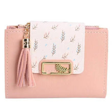 Load image into Gallery viewer, New Short PU Leather Clutch Bags Card Holder Wallet And Small Coin Purse for Women And Girls