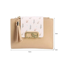 Load image into Gallery viewer, New Short PU Leather Clutch Bags Card Holder Wallet And Small Coin Purse for Women And Girls