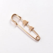 Load image into Gallery viewer, New Simple Trendy Popular Rhinestone Decoration Buckle Lapel Pin Brooches Women Cardigan Coat Sweater Costume Safety Pin Jewelry Brooches and Pins for Women in Multiple Styles Beautiful Safety Pins for Clothing