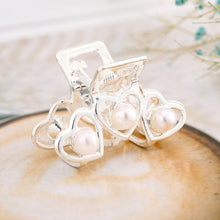 Load image into Gallery viewer, New Small Pearl Hair Claw Rhinestone For Women Hairpins Girls Clamps Hair Crab Clips Metal Hair Accessories Headdress Fashion Hairgrips Band Accessories For Party