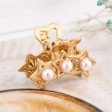 Load image into Gallery viewer, New Small Pearl Hair Claw Rhinestone For Women Hairpins Girls Clamps Hair Crab Clips Metal Hair Accessories Headdress Fashion Hairgrips Band Accessories For Party