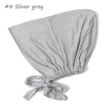 Load image into Gallery viewer, New Soft Modal Muslim Turban Hat Inner Head Wrap Bonnet Under Scarf Hijab Lightweight Caps Elegant Islamic Under Scarf Bonnet Hat Headwrap For Female