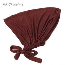 Load image into Gallery viewer, New Soft Modal Muslim Turban Hat Inner Head Wrap Bonnet Under Scarf Hijab Lightweight Caps Elegant Islamic Under Scarf Bonnet Hat Headwrap For Female