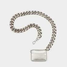 Load image into Gallery viewer, New Sparkling Thick Metal Chain Shoulder Bag Bike Wallet, Mini Bag, Coin Purse. Fashionable Women Pack Leather Crossbody Bags
