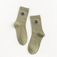 Load image into Gallery viewer, Combed Out Of Pure Cotton Socks Autumn Cute Japanese Harajuku Planet Magic Array Embroidery Long Socks Korean Style Kawaii Girls Socks For Men And Women