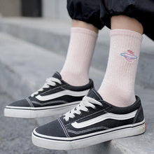 Load image into Gallery viewer, Combed Out Of Pure Cotton Socks Autumn Cute Japanese Harajuku Planet Magic Array Embroidery Long Socks Korean Style Kawaii Girls Socks For Men And Women