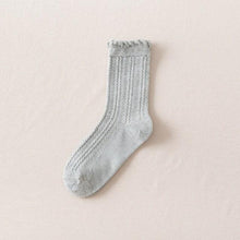 Load image into Gallery viewer, Ruffle Frilly Socks Kawaii Cotton Socks Cute Women Solid Color Warm Winter Running Cycling Climbing Unisex socks For Men And Women