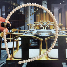 Load image into Gallery viewer, Simulation Pearl Hairbands Women Hair Accessories Korean Handmade Bow Flower Hoops Headband Wedding Ornaments Gorgeous Hair Accessories For Women