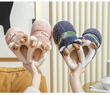Load image into Gallery viewer, New Thick Sole Christmas Deer Slippers Women Men Indoor Warm Slipper Soft Plush Home Floor Winter Platform Shoes Boys And Girls House Slippers Kids Animal Indoor Slipper Fuzzy Toddler Home Shoes