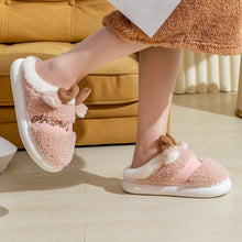 Load image into Gallery viewer, New Thick Sole Christmas Deer Slippers Women Men Indoor Warm Slipper Soft Plush Home Floor Winter Platform Shoes Boys And Girls House Slippers Kids Animal Indoor Slipper Fuzzy Toddler Home Shoes