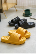 Load image into Gallery viewer, New Thicker EVA Sofa Slides Sole Soft Indoor Slippers Men Women Anti-Slip Sandals Summer Bathroom Platform Shoes Open Toe Soft Slippers Thick Lightweight Non-Slip Shower Bath Cloud Slides Pool Gym House Sandals