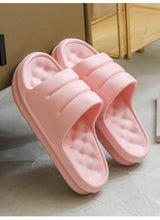 Load image into Gallery viewer, New Thicker EVA Sofa Slides Sole Soft Indoor Slippers Men Women Anti-Slip Sandals Summer Bathroom Platform Shoes Open Toe Soft Slippers Thick Lightweight Non-Slip Shower Bath Cloud Slides Pool Gym House Sandals