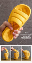 Load image into Gallery viewer, New Thicker EVA Sofa Slides Sole Soft Indoor Slippers Men Women Anti-Slip Sandals Summer Bathroom Platform Shoes Open Toe Soft Slippers Thick Lightweight Non-Slip Shower Bath Cloud Slides Pool Gym House Sandals