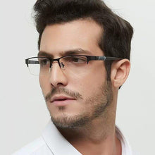 Load image into Gallery viewer, Lightweight Alloy Semi-Rimless Reading Glasses For Men And Women With Quality Half Frame Men Reading Glasses For Men New Retro Eyewear