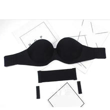 Load image into Gallery viewer, New Trendy Invisible Bras Bralette Underwear Women's Push Up Strapless Bra Wedding Brassiere Underwired Back 1/2 Cup