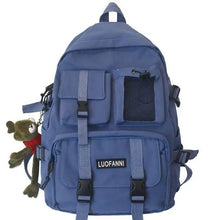 Load image into Gallery viewer, New Trendy Nylon Backpack For Women, Girls And Boy Stylish Travel Mesh, Student College School Bag, Cool Laptop Backpack For Women And Men