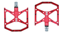 Load image into Gallery viewer, New Ultralight Bicycle Pedals Part Anti-Slip Aluminum Body Road Flat Foot Cycling Sealed 3 Bearing Mountain Bike Pedal Mountain Bike Pedals, Ultra Strong Machined Bicycle Flat Alloy Pedals Non-Slip