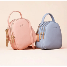 Load image into Gallery viewer, New Versatile Big Capacity 3 Layer Women Backpack Fashionable Small Backpack For Ladies Soft Leather Shoulder Crossbody bag for Female