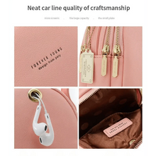 Load image into Gallery viewer, New Versatile Big Capacity 3 Layer Women Backpack Fashionable Small Backpack For Ladies Soft Leather Shoulder Crossbody bag for Female