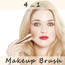 Load image into Gallery viewer, New Vintage Style 4 In 1 Makeup Brushes For Foundation, Eyebrow Shadow, Eyeliner Blush Powder, Brush Cosmetic And Concealer Professional Makeup Brush