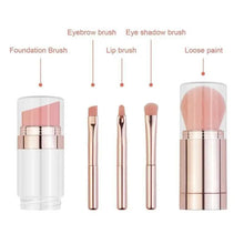 Load image into Gallery viewer, New Vintage Style 4 In 1 Makeup Brushes For Foundation, Eyebrow Shadow, Eyeliner Blush Powder, Brush Cosmetic And Concealer Professional Makeup Brush