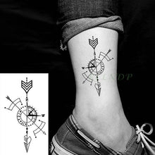 Load image into Gallery viewer, New Waterproof Temporary Sticker Tattoo Flame Heart Star Element Body Art Cute Small Tattoos For Kids Womens