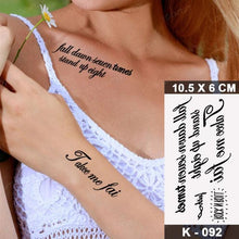 Load image into Gallery viewer, New Waterproof Temporary Tattoo Sticker Deer Animal Flash Tatoo Black Line Body Art Small Decorative Design For Womens Boys