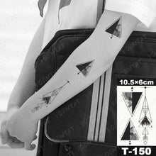 Load image into Gallery viewer, New Waterproof Temporary Tattoo Sticker Deer Animal Flash Tatoo Black Line Body Art Small Decorative Design For Womens Boys
