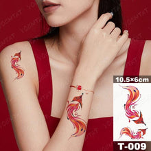 Load image into Gallery viewer, New Waterproof Temporary Tattoo Sticker Deer Animal Flash Tatoo Black Line Body Art Small Decorative Design For Womens Boys