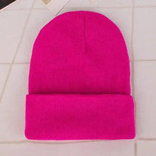 Load image into Gallery viewer, New Winter Hats for Women Men Beanies Knitted Solid Cool Hat Girls Autumn Female Beanie Warm Bonnet Casual Cap For Winter Knitted Autumn Winter Cap Warm Elastic Winter Women and Men Hat