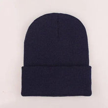 Load image into Gallery viewer, New Winter Hats for Women Men Beanies Knitted Solid Cool Hat Girls Autumn Female Beanie Warm Bonnet Casual Cap For Winter Knitted Autumn Winter Cap Warm Elastic Winter Women and Men Hat