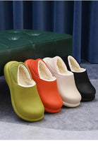 Load image into Gallery viewer, New Winter Women Slipper Soft Bottom Plush Home Shoes Slippers Indoor Waterproof Non-Slip Memory Foam Comfy Fluffy Fur Memory Foam Boots House Shoes Thick Sole 6cm