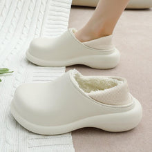Load image into Gallery viewer, New Winter Women Slipper Soft Bottom Plush Home Shoes Slippers Indoor Waterproof Non-Slip Memory Foam Comfy Fluffy Fur Memory Foam Boots House Shoes Thick Sole 6cm