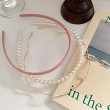 Load image into Gallery viewer, New Women Elegant Full Pearls Simple Hairbands Sweet Headband Hair Hoops Holder Ornament Head Band Lady Fashion Hair Accessories