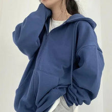 Load image into Gallery viewer, New Women Hoodie Version Loose Thin Long Oversized Sweatshirts Women Pink Women's Sweatshirt With A Hood Hoodies Hooded Jacket Female Long Sleeve Hooded Streetwear Hoodie