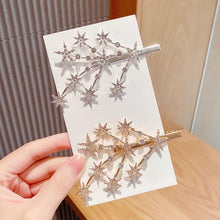Load image into Gallery viewer, New Women Luxury Elegant Shining Full Stars Silver Gold Hair Clips Sweet Hair Ornament Headband Hairpin Fashion Hair Accessories For Women