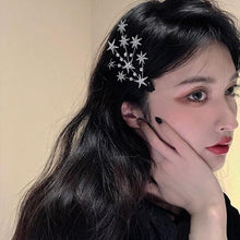 Load image into Gallery viewer, New Women Luxury Elegant Shining Full Stars Silver Gold Hair Clips Sweet Hair Ornament Headband Hairpin Fashion Hair Accessories For Women