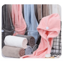 Load image into Gallery viewer, NEW Women Magic Shower Microfiber Hair Towel Quick Drying Dryer Bath Towels Quickly Drying Women Accessories