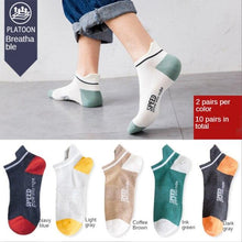 Load image into Gallery viewer, New Women Mesh Short Socks Invisible Ankle Socks Pack Ladies Spring Summer Breathable Thin Boat Socks Set