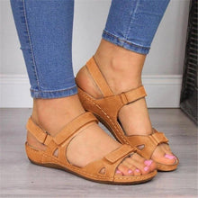 Load image into Gallery viewer, New Women Sandals Soft Comfortable Flat Sandals Open Toe Beach Shoes Comfortable Flat Sandals Beach Travel Slipper Flip Flops Shoes Slipper Party Sandal Women Slip On Shoes