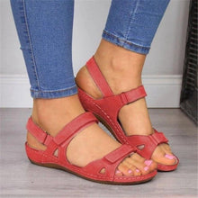 Load image into Gallery viewer, New Women Sandals Soft Comfortable Flat Sandals Open Toe Beach Shoes Comfortable Flat Sandals Beach Travel Slipper Flip Flops Shoes Slipper Party Sandal Women Slip On Shoes