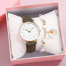 Load image into Gallery viewer, New Women Watch Fashion Casual Leather Belt Watches Simple Small Dial Quartz Dress Wristwatch Quartz Analog Wrist Watches For Women With Second Hand Luminous Hands Women Leather Watch