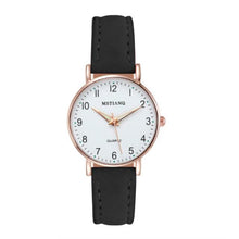 Load image into Gallery viewer, New Women Watch Fashion Casual Leather Belt Watches Simple Small Dial Quartz Dress Wristwatch Quartz Analog Wrist Watches For Women With Second Hand Luminous Hands Women Leather Watch